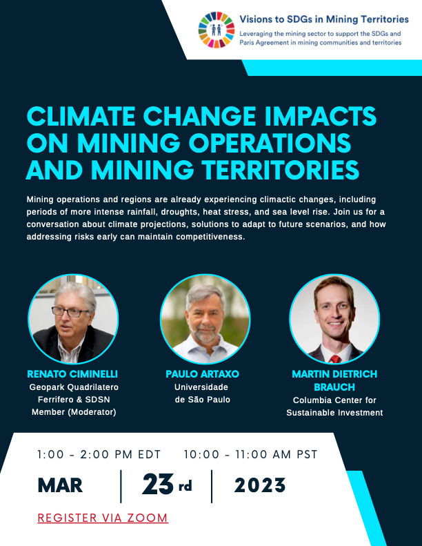 Climate Change Impacts On Mining Operations And Mining Territorie